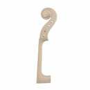 New 4/4 violin Neck Openwork pattern Head Hand Carve High Quality maple wood qwe