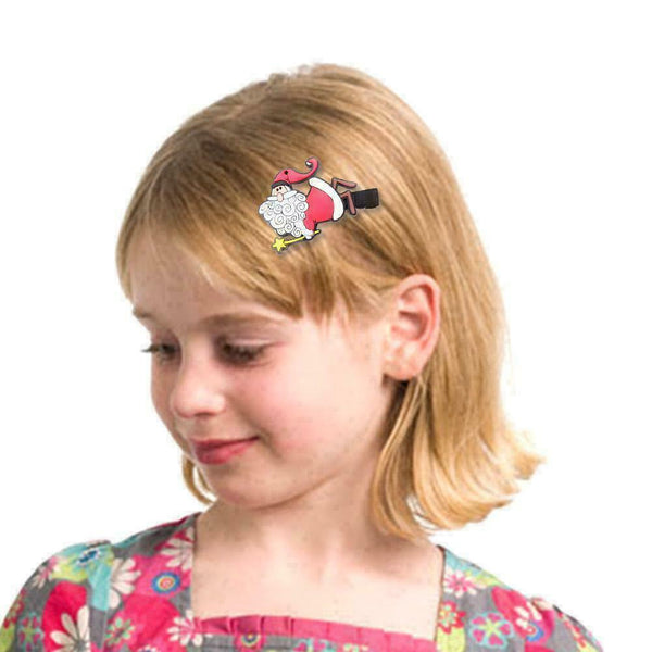 Women Girl Christmas Tree Snowman Mini Hairpin Hair New Gift Clip K3O7 V2F4