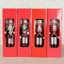 Wooden Royal Soldier Nutcracker Drummer, Traditional Festive Christmas Decor