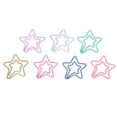 Paperclips 24 pieces in PVC case star