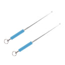 2pcs Stainless Steel   Hook Extractor Remover Disgorger for Large Fishes