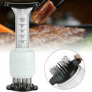 Professional Meat Tenderizer BBQ Stainless Steel Needle Injector Marinade O9X7