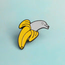Cute Enamel Banana Dolphin Brooch Pin Shirt Collar Pin Breastpin Jewelry Gift JR
