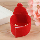 Christmas Santa Claus Napkin Rings Serviette Holder Table Banquet  Decorati JR