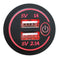 3.1A Dual USB Charger Socket with Touch Switch + 2 Terminals for Car Motorcycle