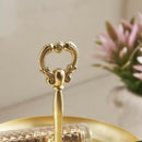 Two-Tier Golden String Disk - Entrance Key Mirror Tray For Jewelry Decorati R3F9