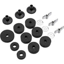18 Pieces Cymbal Replacement Accessories Cymbal Felts Hi-Hat Clutch Felt Hi F8N5