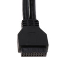 Desktop Optic Front Panel USB Hubs With Dual USB3.0&USB2.0 & HD AUDIO