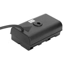 Dummy Battery to D Tap Spring Coiled Power Cable for Sony NP F550 Monitor Bank