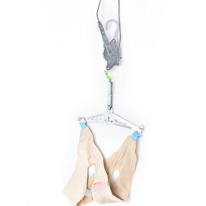 1pc Neck Cervical Traction Stretch Gear Brace Kit Pain Relief Health Care3C