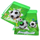 Football non-woven drawstring bag backpack kids travel school decor gift bags BX