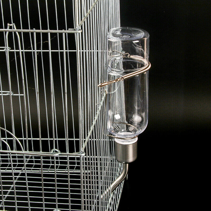 Pet Rabbit Hamster Drinker Nipple Bottle Dispenser Hanging Automatic Dev`US