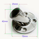 316 Marine-Grade Stainless Steel Boat Hand Rail Fitting 60 Degree Round Base for