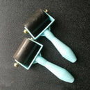 1X(Stamping Brayer Art Clay Tools For Craft 3.5x8x11Cm Non-Stick Roller Pin