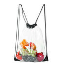 Clear Drawstring Bag Waterproof Stadium Drawstring Backpack