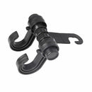 1X Convenient Car Auto Truck Back Seat Back Headrest Double Hooks Hanger for Bag