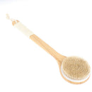 Natural Bristle Bath Brush Exfoliating Wooden Body Massage Shower SPA Skin S Ew