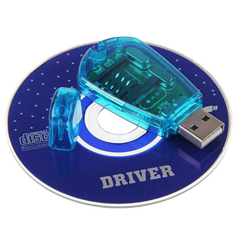 USB Cellphone Standard SIM Card Reader Copy Writer SMS  GSM/CDMA+CD KY Backup
