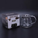 V60 Pour Over Glass Range Coffee Server Carafe Drip Coffee Pot Coffee Kettl