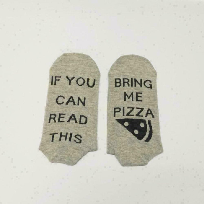 Men Women Letter "If You can read this Bring Me A Beer Sock "Printed Funny W7F4