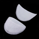 Pack of 10 Pairs Unisex Comfortable Breathable Shoulder Pads Sew-in White Cotton