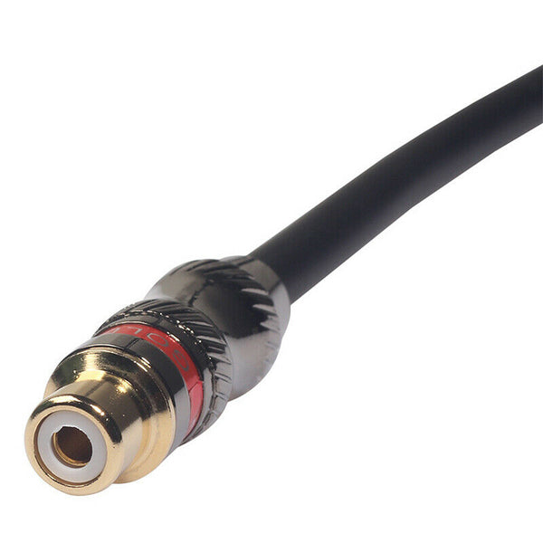 3 Pin Xlr Female To Rca Female Jack Lead Audio Composite Extension Adapter