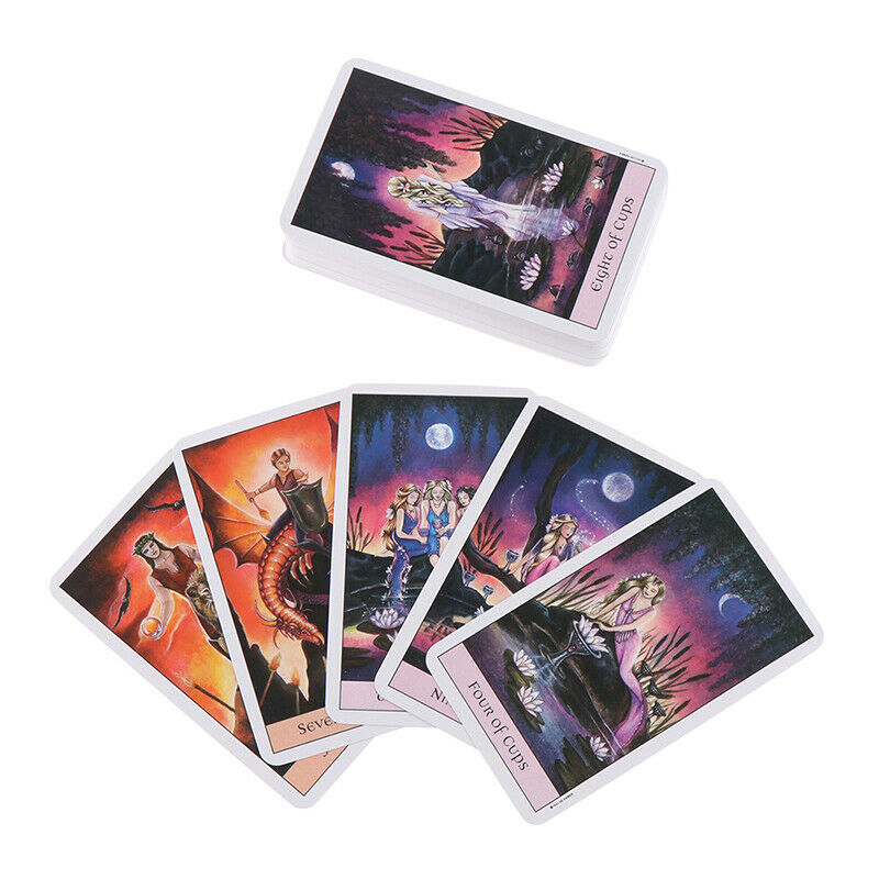 78 Cards Deck Playing Card Board Crystal Visions Tarot Cards by Jennifer Gal Hn