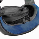 Pet Dog Cat Puppy Carry Travel Tote Shoulder Bag Purse Sling Backpack blue  V1H3