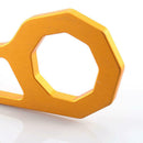 2" Anodized Billet Aluminum Rainbow Rear Bumper Racing Tow Hook CNC Kit Golden Y