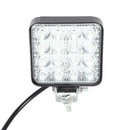 Square 48W LED Flash Strobe Light Waterproof Car Truck Motorcycle Warning Lamp