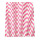 Striped Paper Drinking Straws for Parties,Table Decoration,Weddings Pack of R7O8