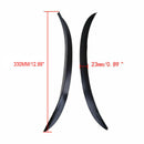 2X Carbon Fiber Car Fender Flare Wheel Eyebrow Protector Wheel Arch Trim Strip U