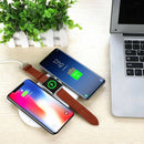 Wireless Charging Pad, 3 In 1 Wireless Charger Dock For  IWatch 1 2 3 Gen ,