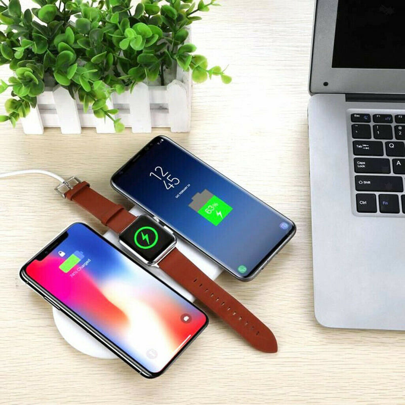 Wireless Charging Pad, 3 In 1 Wireless Charger Dock For  IWatch 1 2 3 Gen ,