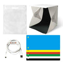 Mini Folding Softbox with 2 LED Strap 20cm Universal Photography Studio Lightbox