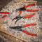 Portable 7" Internal External Retaining Clips Snap Ring Circlip Pliers 4pcs Set