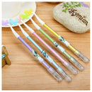 Pack of 12 Pcs 0.38 mm Cute Cool Silicone Butterfly Decor Gel Ink Pen Offic K5Z8