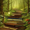5D DIY Full Drill Diamond Painting Book Ladder Cross Stitch Embroidery Gift