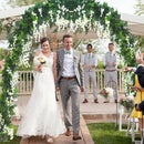 5 Pcs Silk Wisteria Wreath Wisteria Artificial Flower Hanging Plant Vine Im