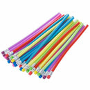 60 Pieces Bendable Pencil Flexible Bendy Soft Pencils with Eraser, Colorful