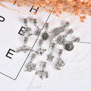 12Pcs Mixed Style Animal Alloy Pendant Charm DIY Craft Making Bracelet Jewe 3C