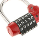 5 Letters Combination Number Padlock Luggage Case Travel Suitcase Pad Lock