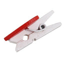 50pcs Cute Mini Clips Red Love Heart Design Wooden Clips Gift Decoration Cl X1Q5