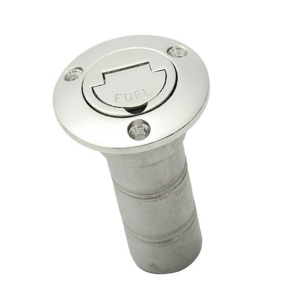 Stainless Steel 316 Boat Deck Fuel Filler w/ Keyness Cap for Boats - 38mm 1-1/2