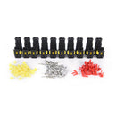 10 sets Kit 2 Pin Way AMP Super seal Waterproof Electrical Wire Connector PlugME