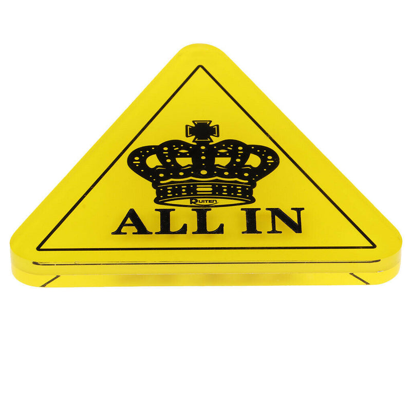 Texas Hold'em Card Poker Games ALL IN Chip Button for Casino Tournament Prop