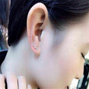 1 pair of new four-prong stud earrings earrings jewelry fashion jewelry fem