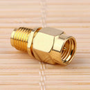 2pcs Full Copper SMA Female to SMA Male NIC Connector Adapter SMA Router A