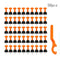 50Pcs Reusable Tile Leveler T-lock Floor Tool Leveling Positioning System Kit