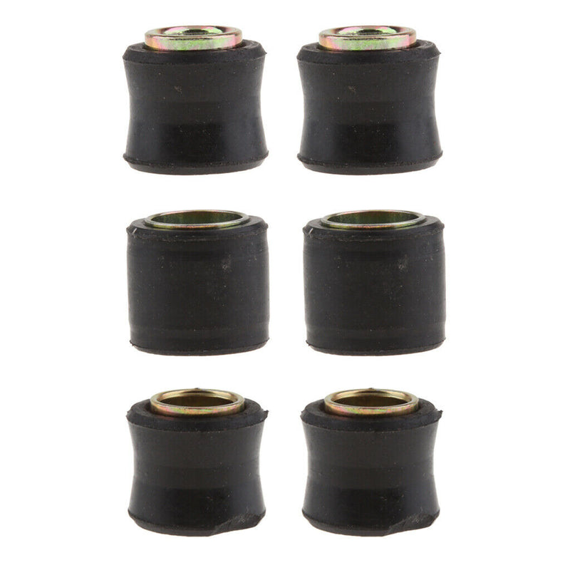 6x Motor Shock Absorber Rear Bush 12/10/14mm for Motorbike Replacing Parts